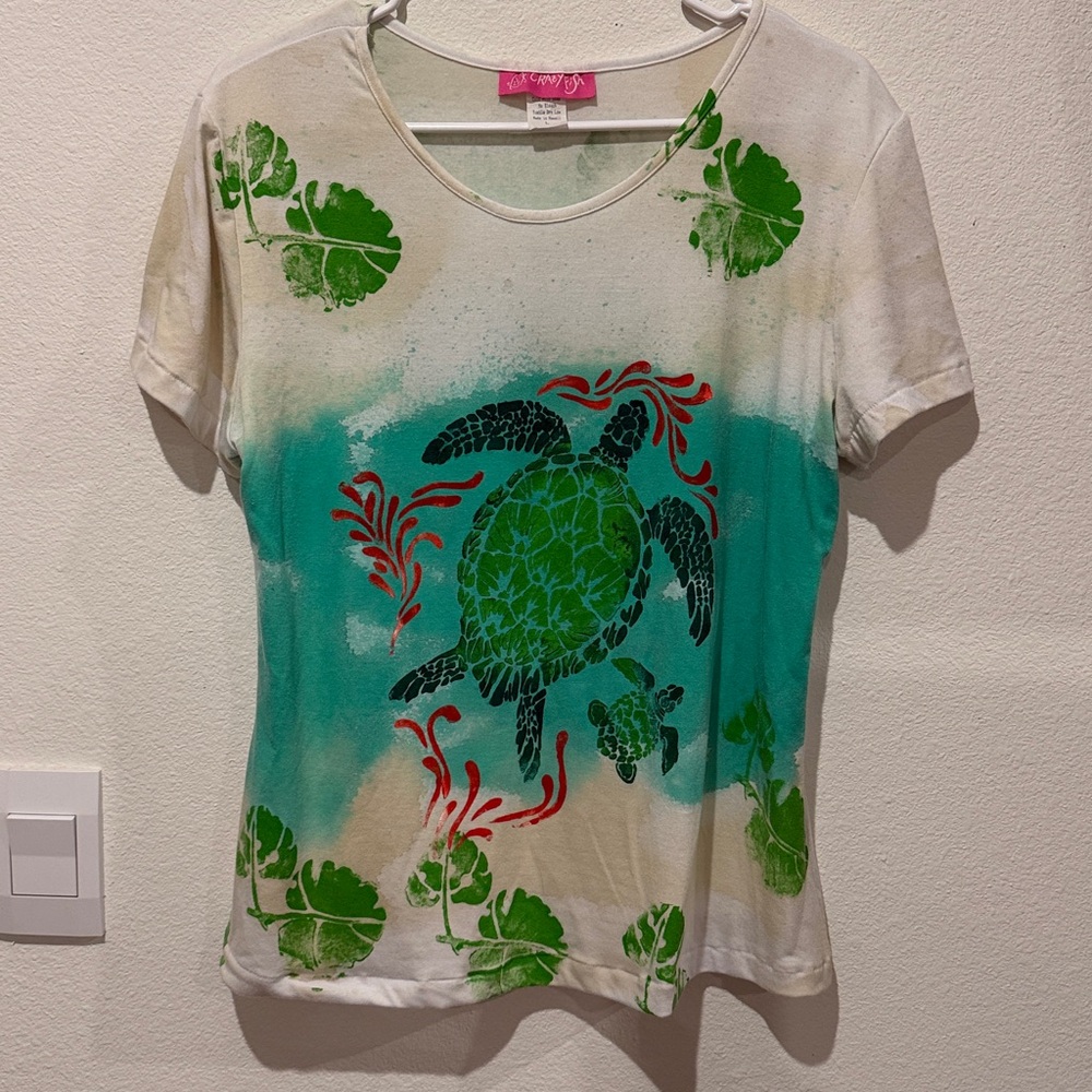 Crazy 8 Green Leaf Tee